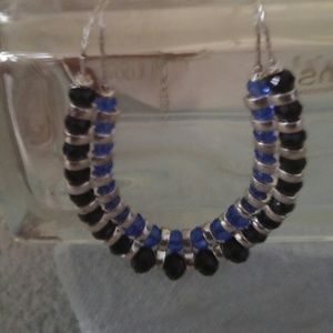 Tiered Black and Blue necklace